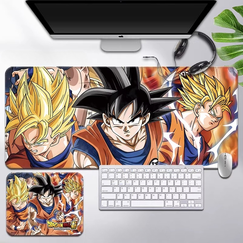Gaming Keyboard Mouse - Cartoon HD Print Dragon Ball Leather