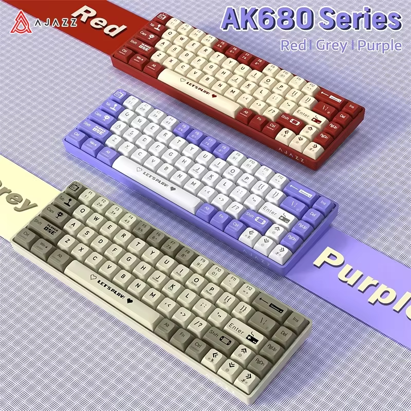 Gaming Keyboard Blue Switches - AJAZZ AK680 65% Wired Gaming Mechanical