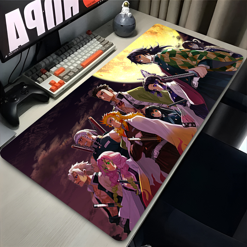 Gaming Keyboard Brands - Mousepad Anime D-demon Slayer Computer Accessories
