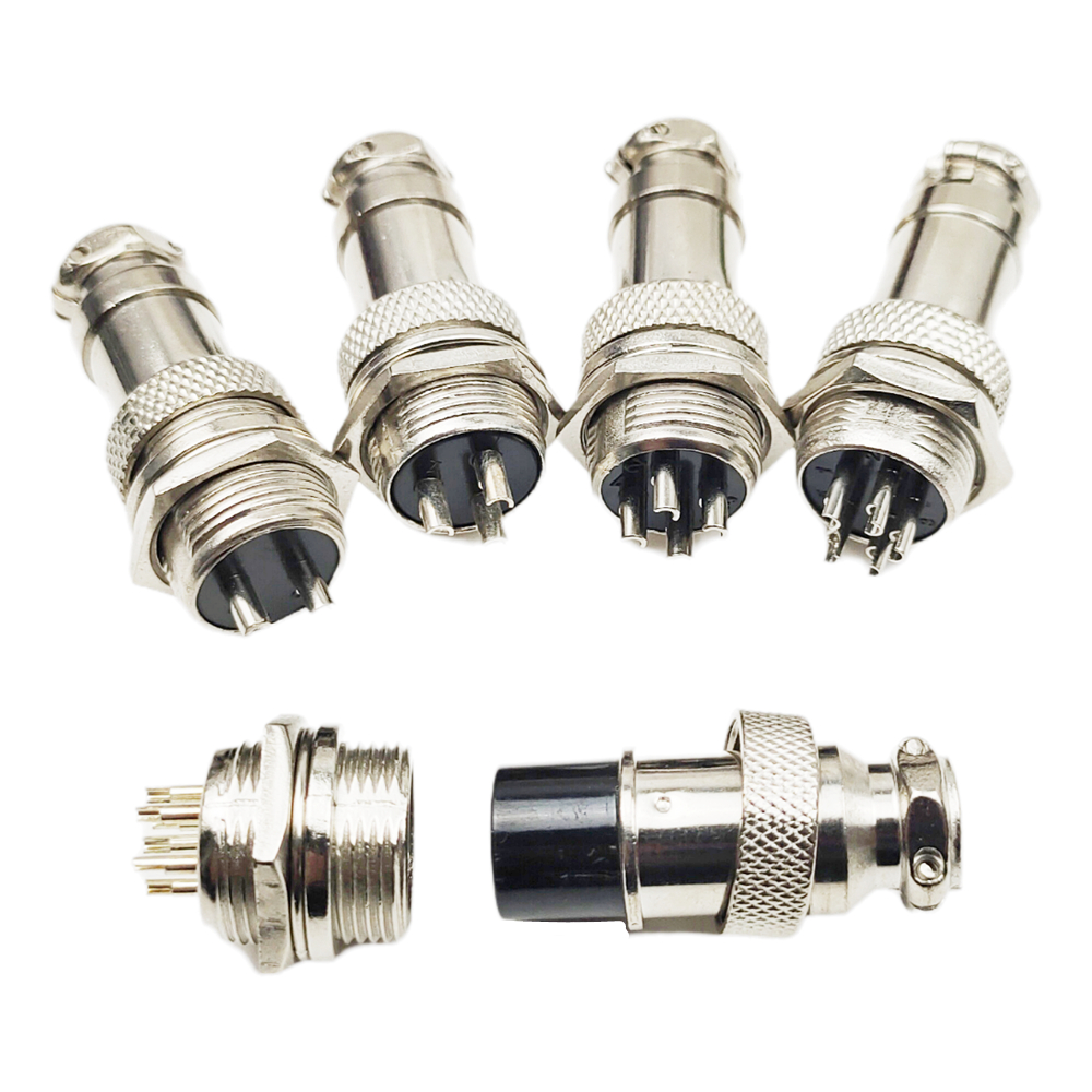 Aviator Connector Kit - GX16 16mm Round Aviation Plug Socket