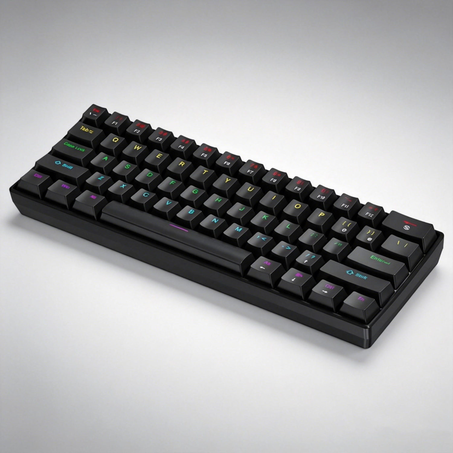 Keyboard Gaming Blue Switch - K61 Wired Mechanical Gaming Keyboard, 60%