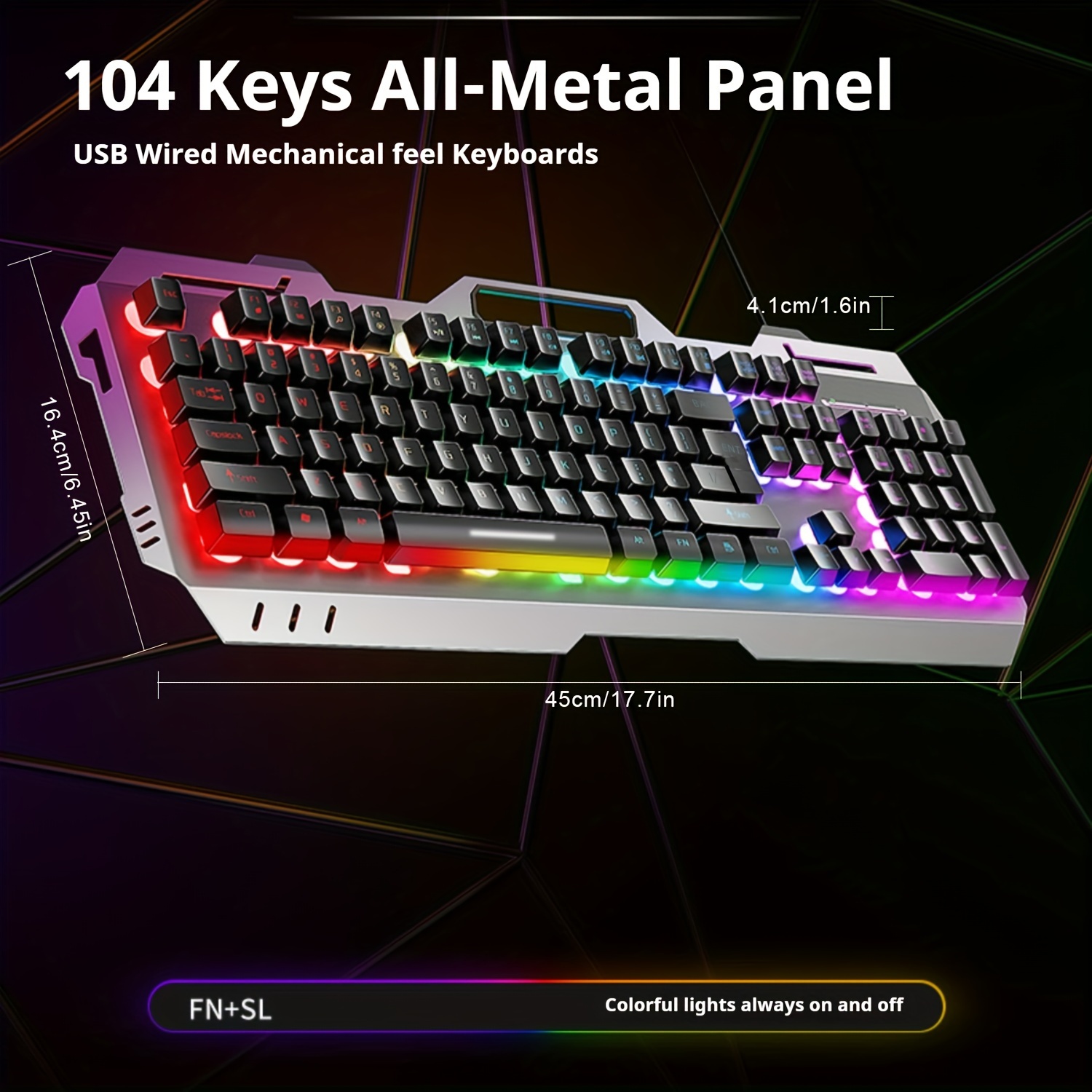 EWEADN GX80Z Gaming Membrane K - Gaming Keyboard Blue Switches review and price