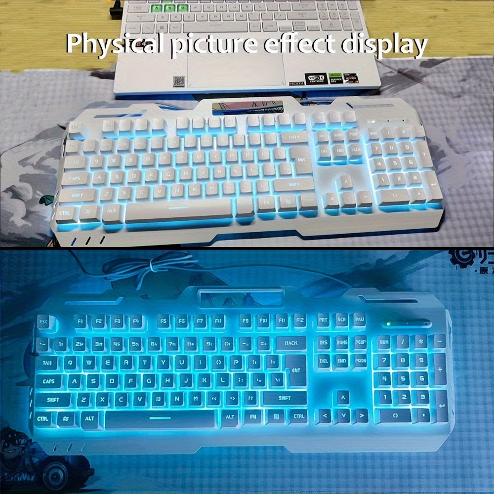 EWEADN GX80Z Gaming Membrane K - Gaming Keyboard Blue Switches review and price