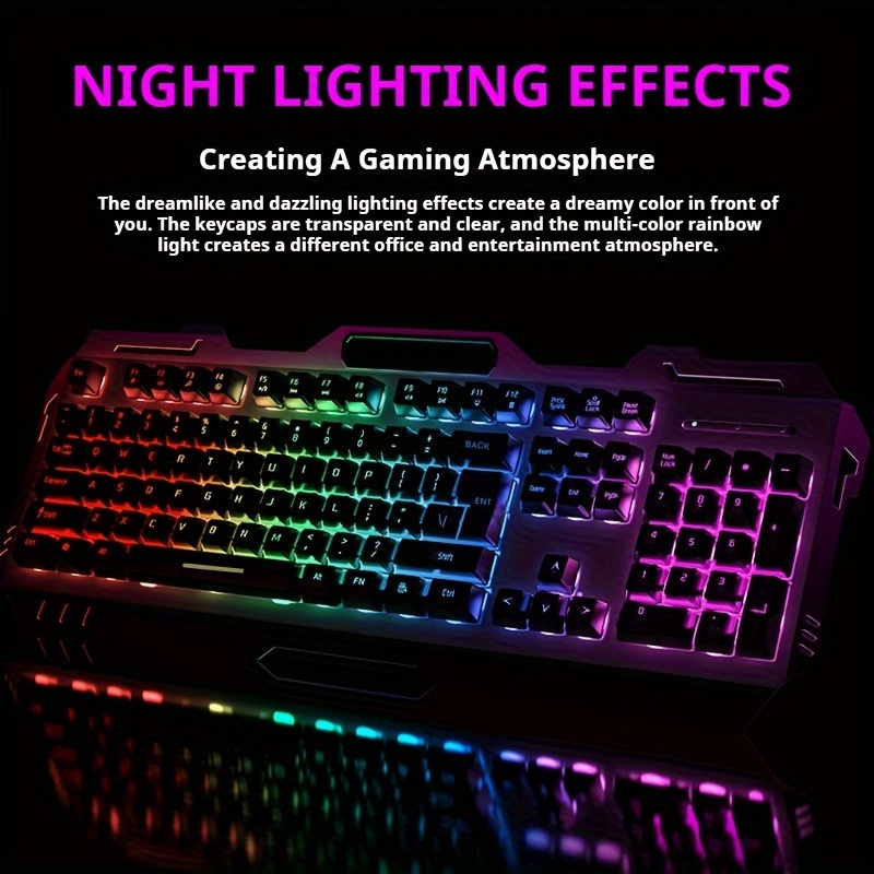 EWEADN GX80Z Gaming Membrane K - Gaming Keyboard Blue Switches review and price