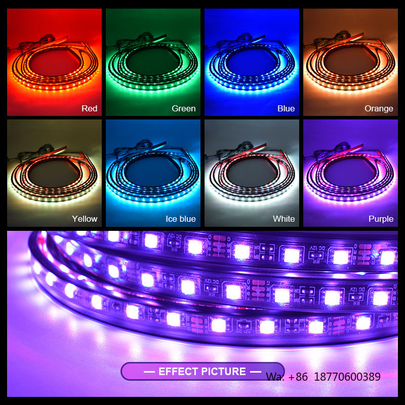 12V LED Car Chassis Flexible S - Rgb Underglow Strip review and price