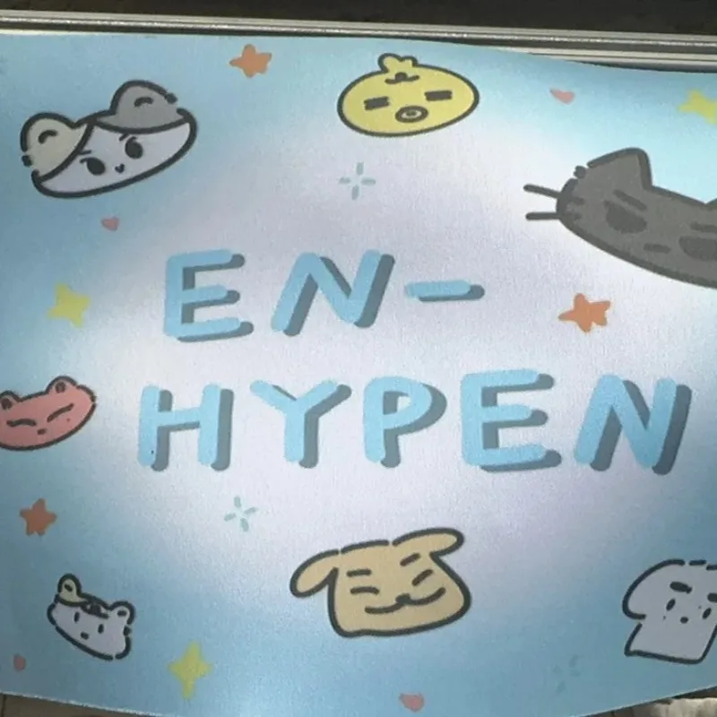 ENHYPENS Graffiti Cartoon Merc - Gaming Keyboard Mouse review and price