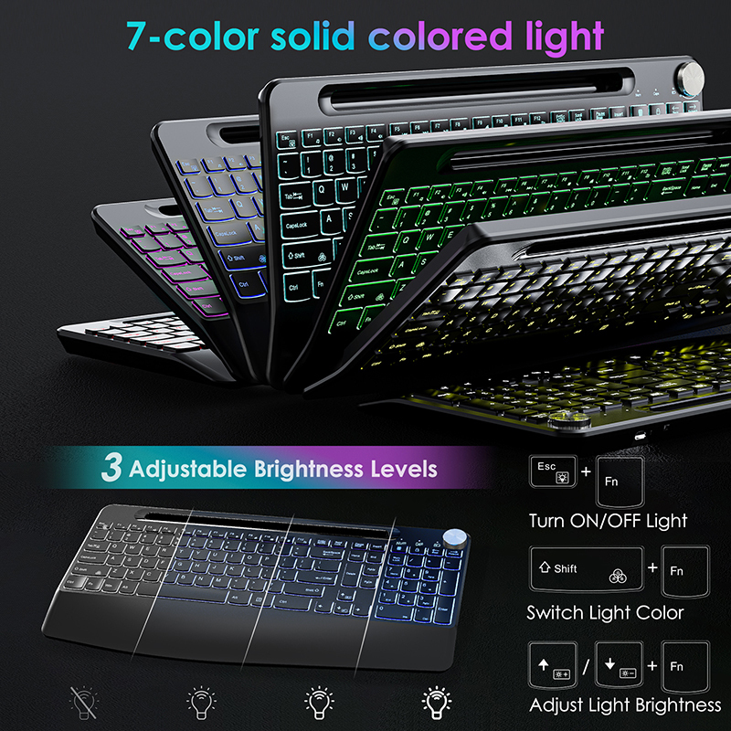 2.4G&Type-C Wireless Keyboard  - Gaming Keyboard Bluetooth review and price