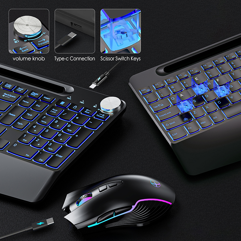 2.4G&Type-C Wireless Keyboard  - Gaming Keyboard Bluetooth review and price