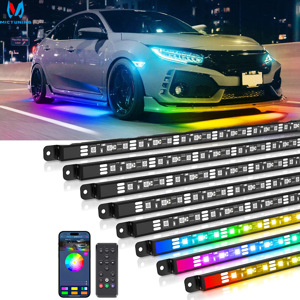 MICTUNING N8 Car Underglow Lig - Rgb Underglow Strip review and price