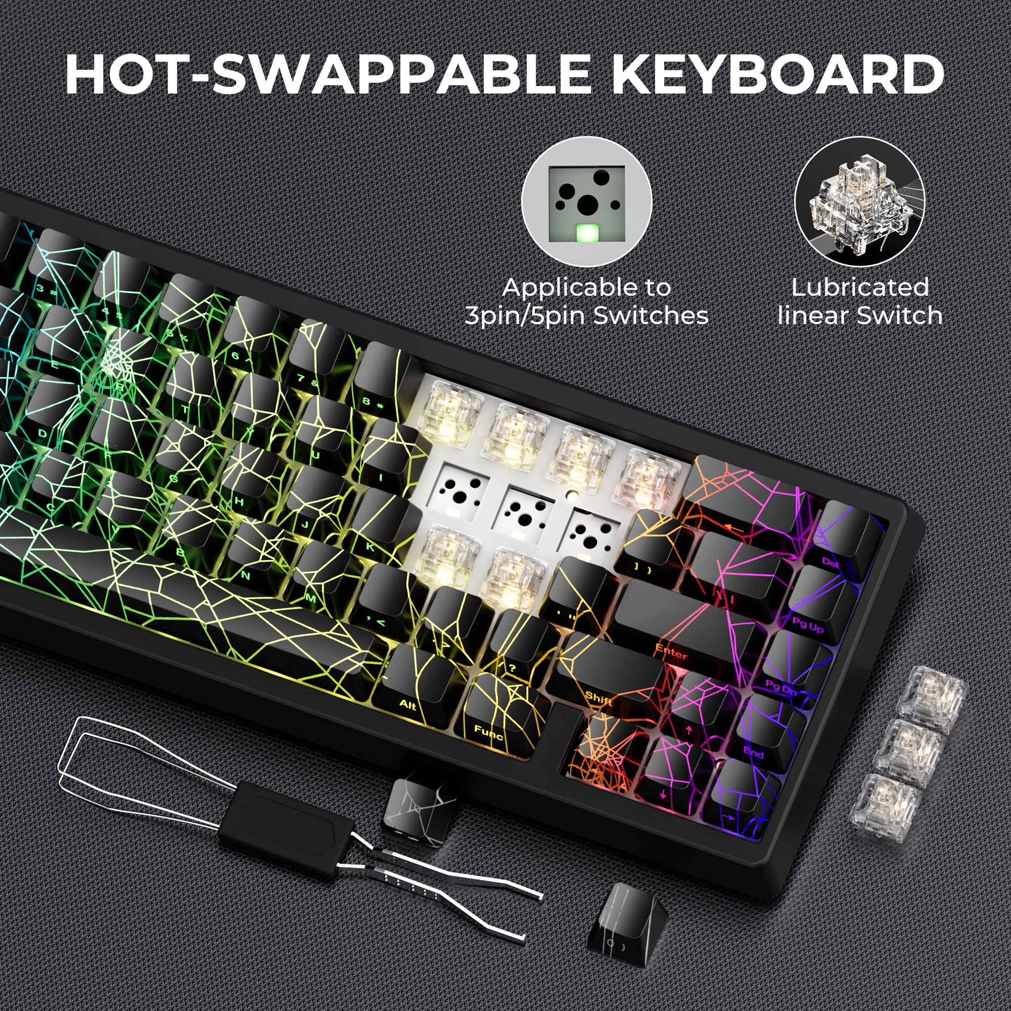 XVX M67 60% Percent Keyboard W - Gaming Keyboard Thocky review and price