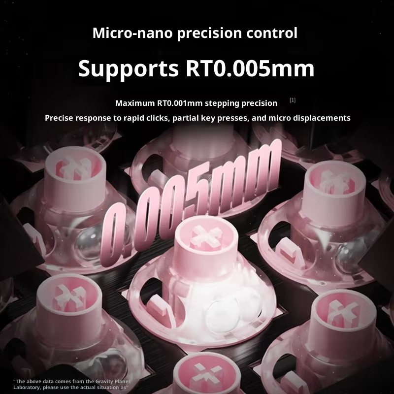 UFO Peach Pink Magnetic Switch - Gaming Keyboard Thocky review and price