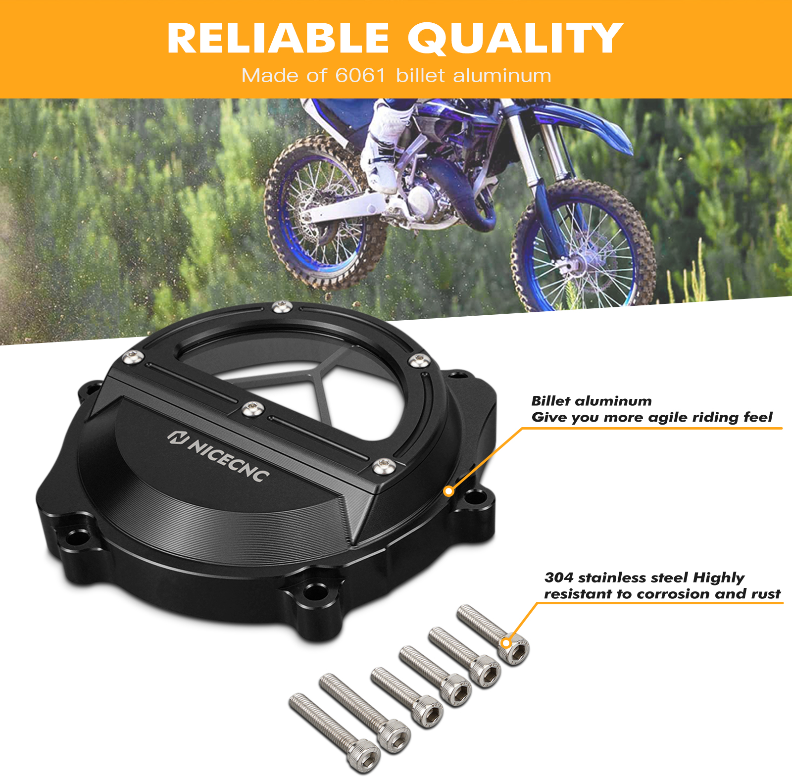 NICECNC For Yamaha YZ85 YZ 85  - Aluminum Case 65 review and price