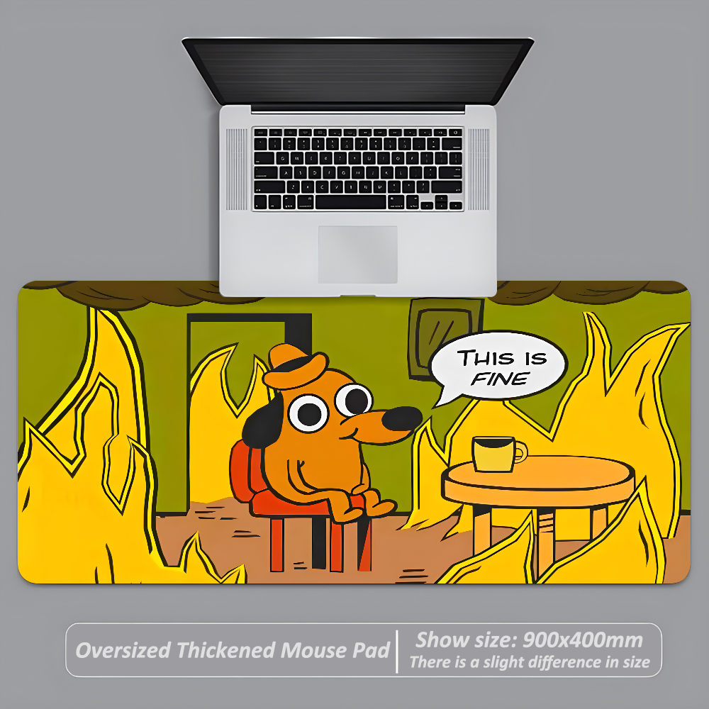 This Is Fine Dog Dachshund Mou - Gaming Keyboard Mouse review and price