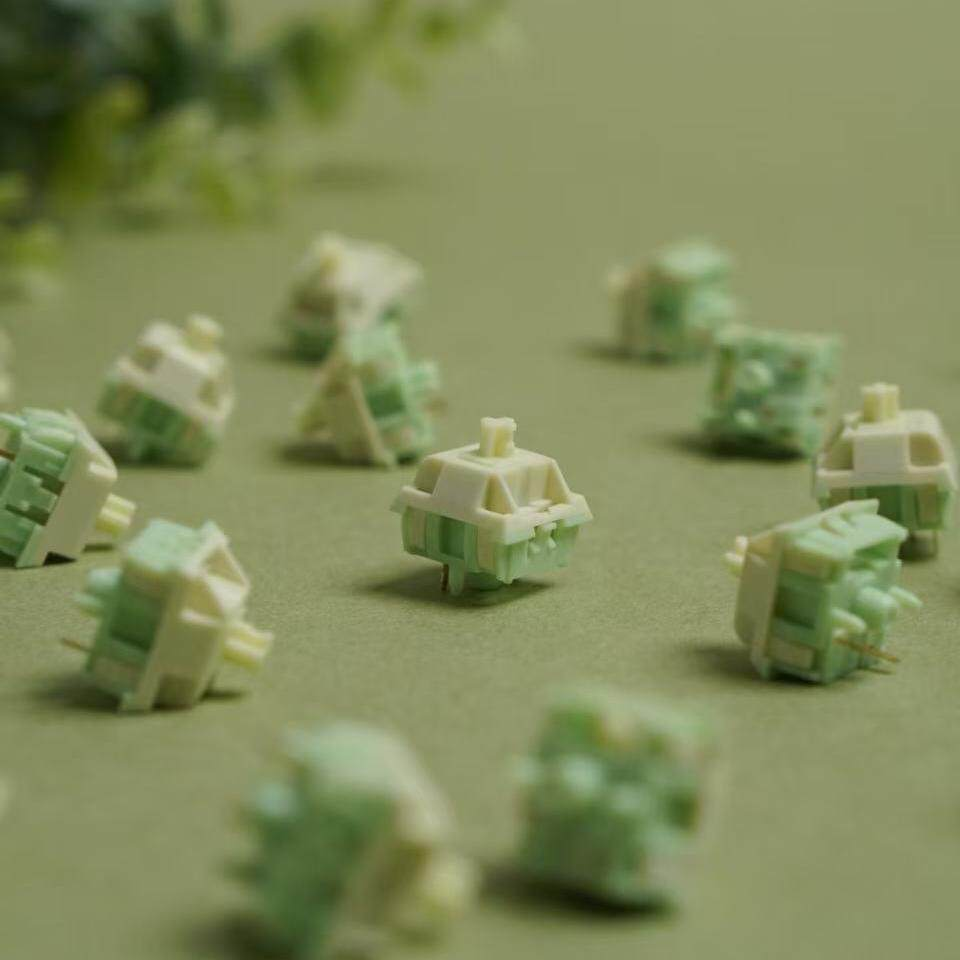 Keygeek Matcha Pudding Switch  - Gaming Keyboard Thocky review and price
