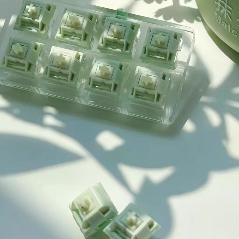 Keygeek Matcha Pudding Switch  - Gaming Keyboard Thocky review and price