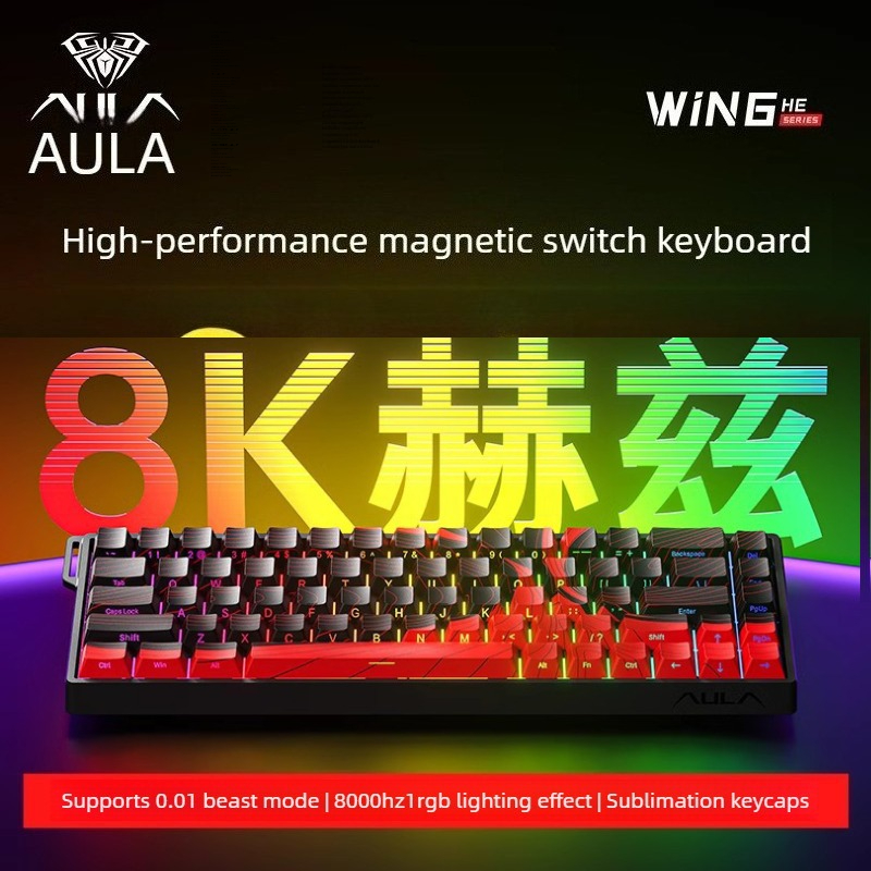 AULA WiN60/68HE teclado magnet - Gaming Keyboard Blue Switches review and price