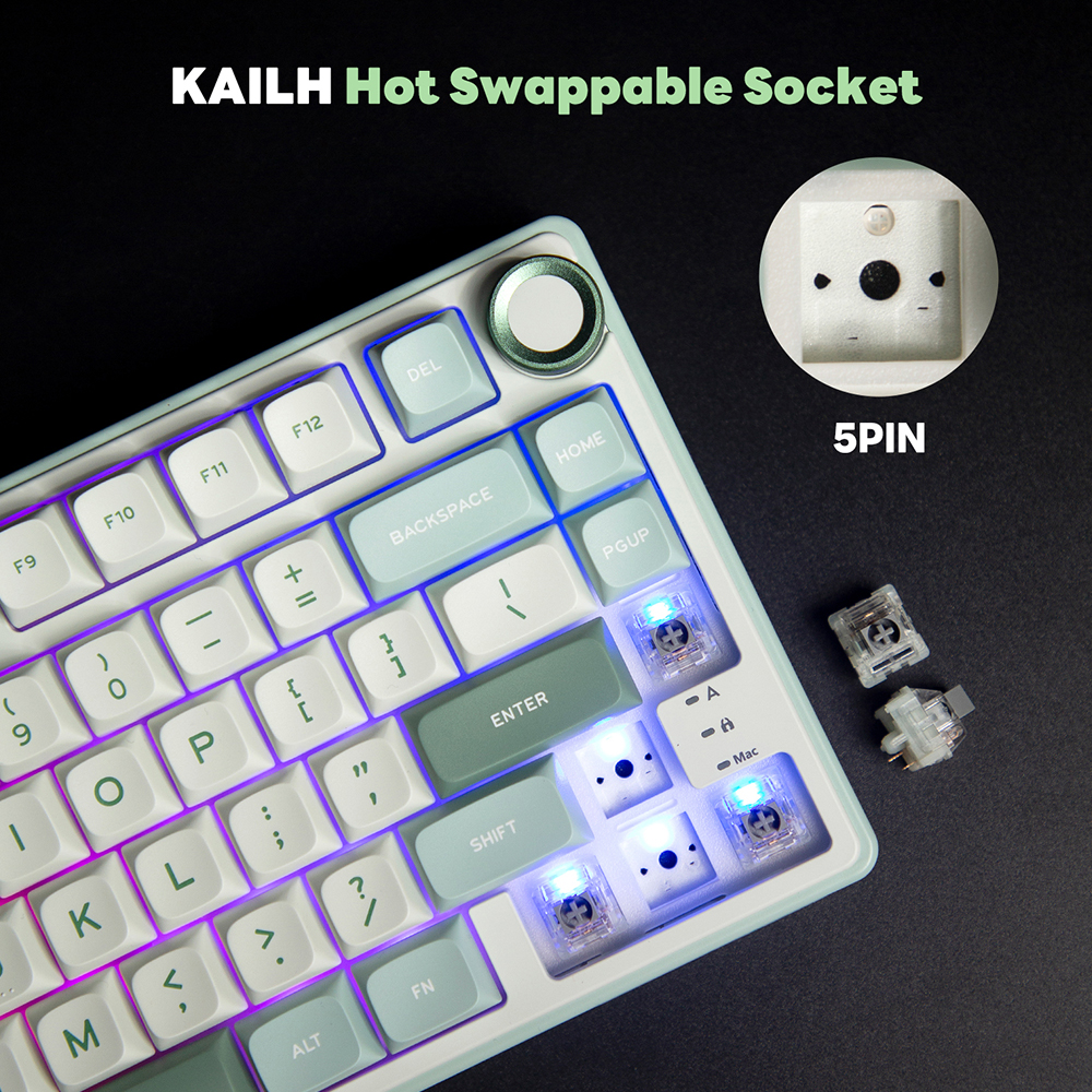 RK Royal Kludge R75 Gasket Wir - Gaming Keyboard Brand review and price