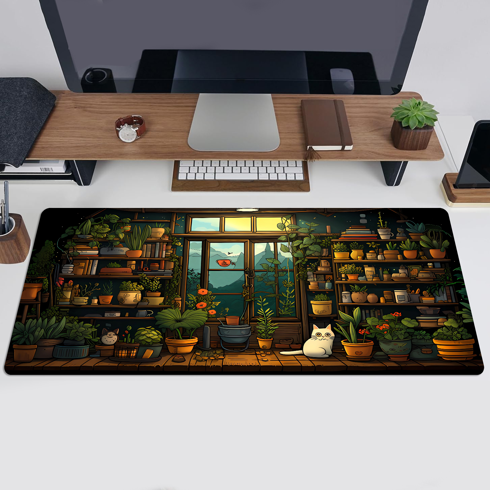 Cute Cat Mouse Pad Desk Pad Ka - Gaming Keyboard Mouse review and price