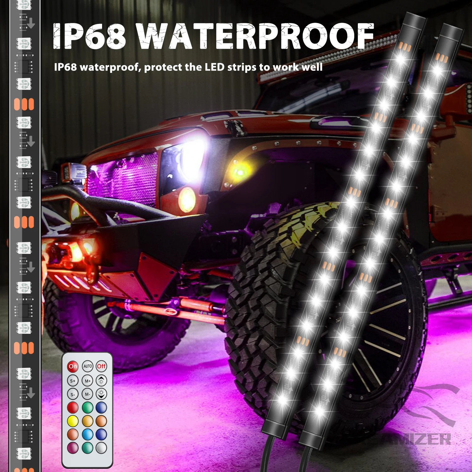 Car Flexible Underglow Strip L - Rgb Underglow Strip review and price