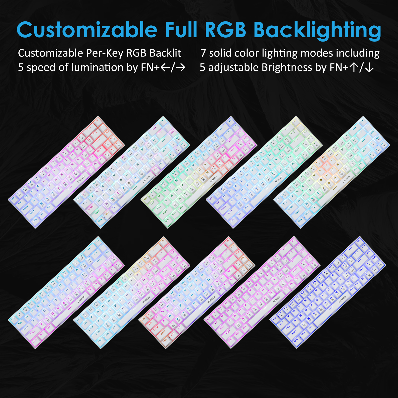 Z-686 60% Mini Mechanical Gami - Gaming Keyboard E Yooso review and price