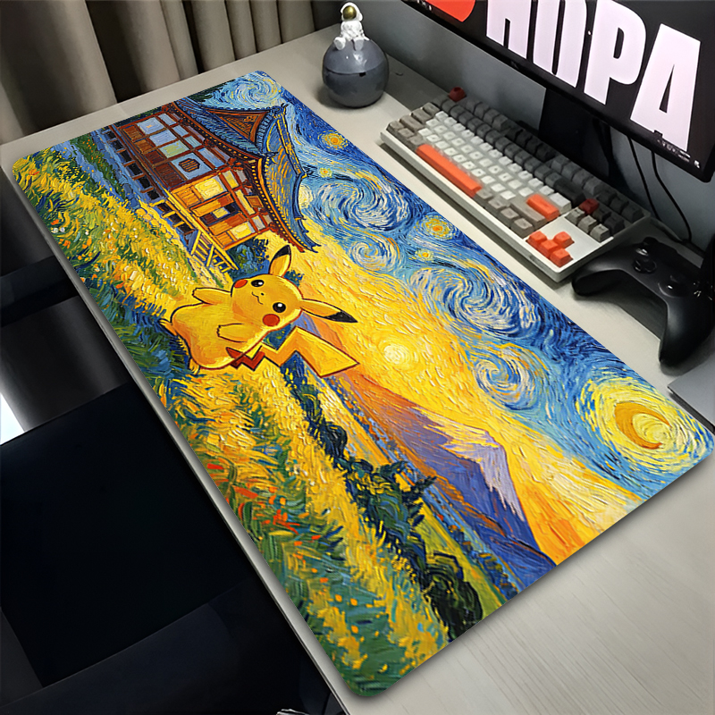Mouse Pad Pokemon Pikachus Rub - Gaming Keyboard Brands review and price