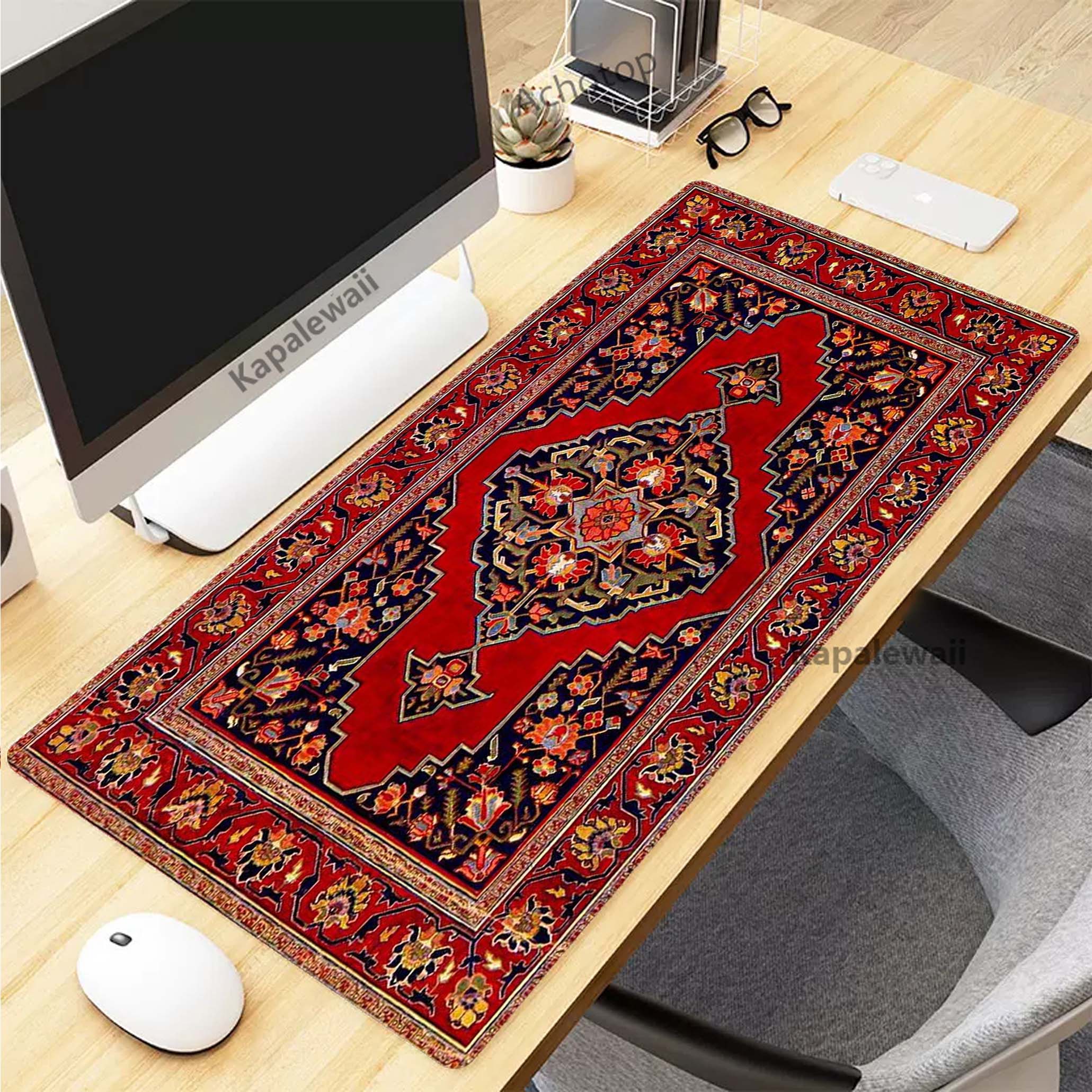 Retro Persian Carpet Mouse Pad - Keyboard Mouse Bundle Gaming review and price