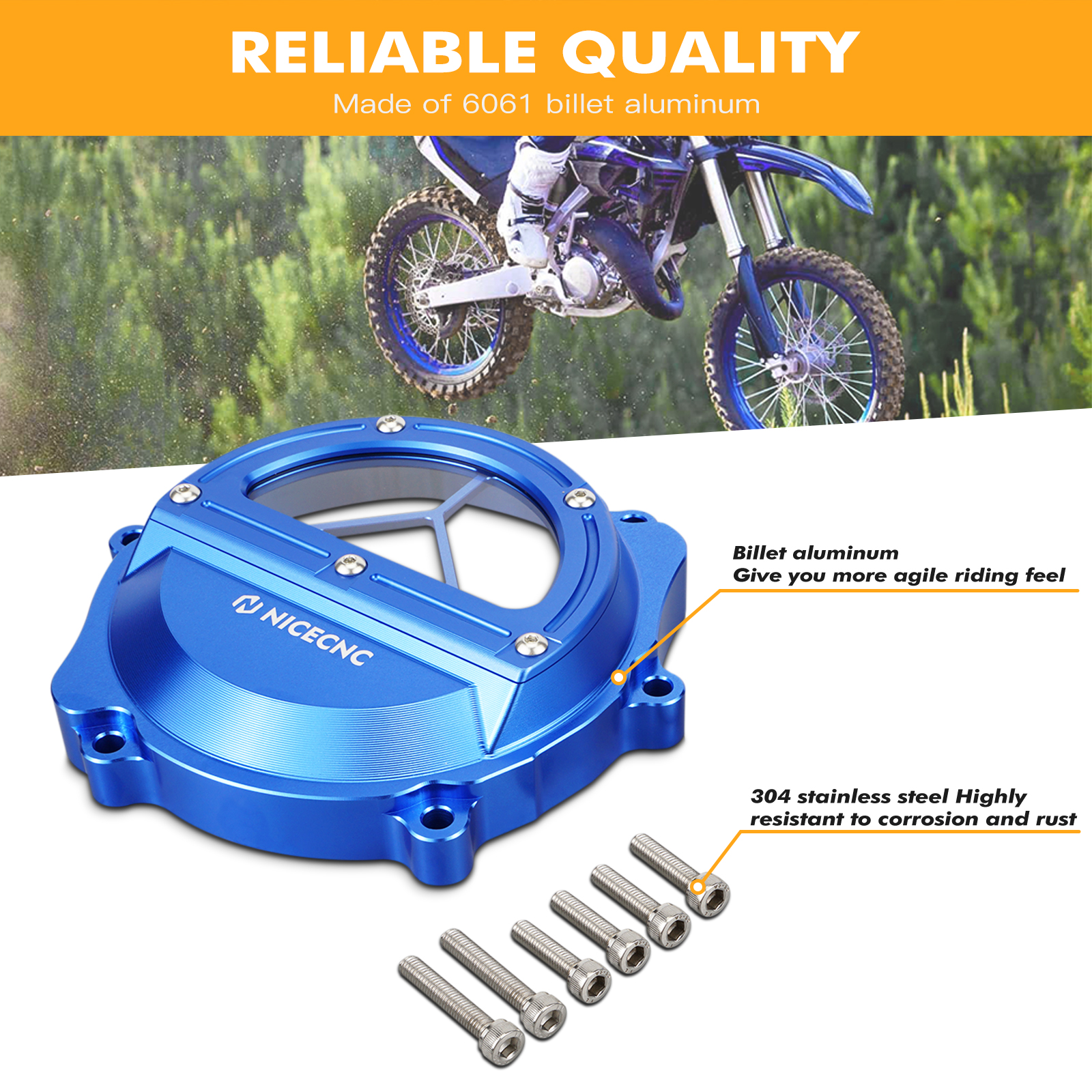 NICECNC For Yamaha YZ85 YZ 85  - Aluminum Case 65 review and price