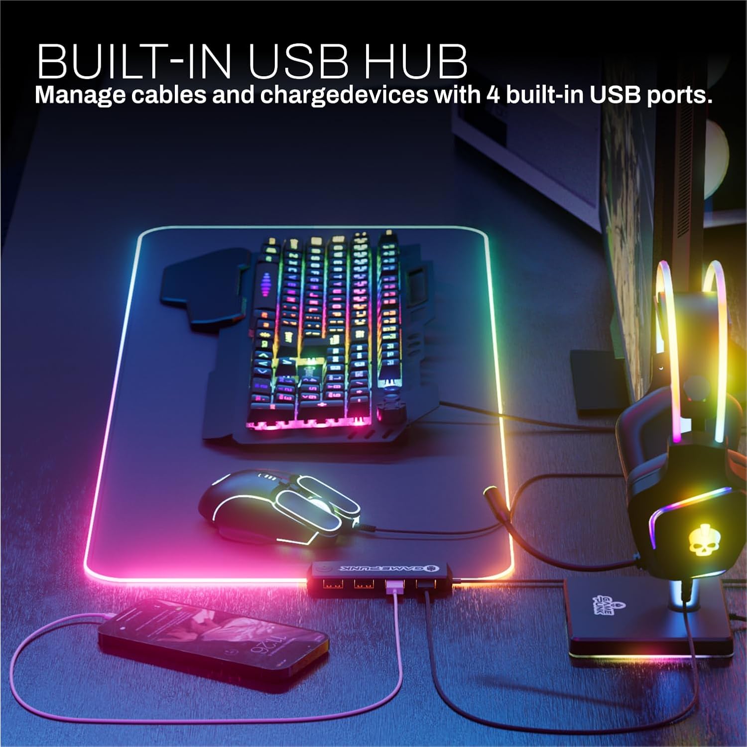 6-Piece RGB Gaming Bundle: Mec - Keyboard Mouse Bundle Gaming review and price