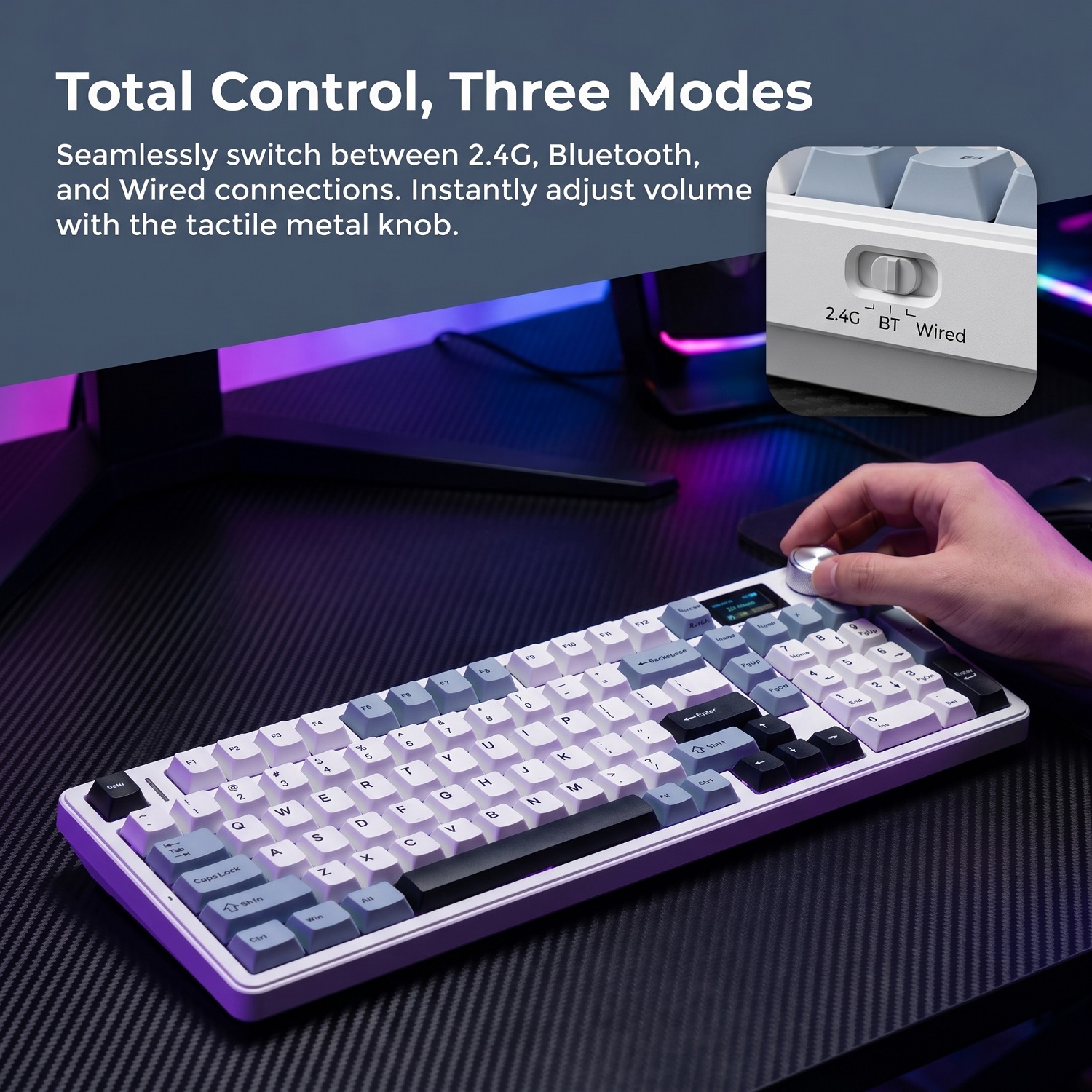 New AULA F99 Max Gasket Mechan - Gaming Keyboard Mechanical Wireless review and price