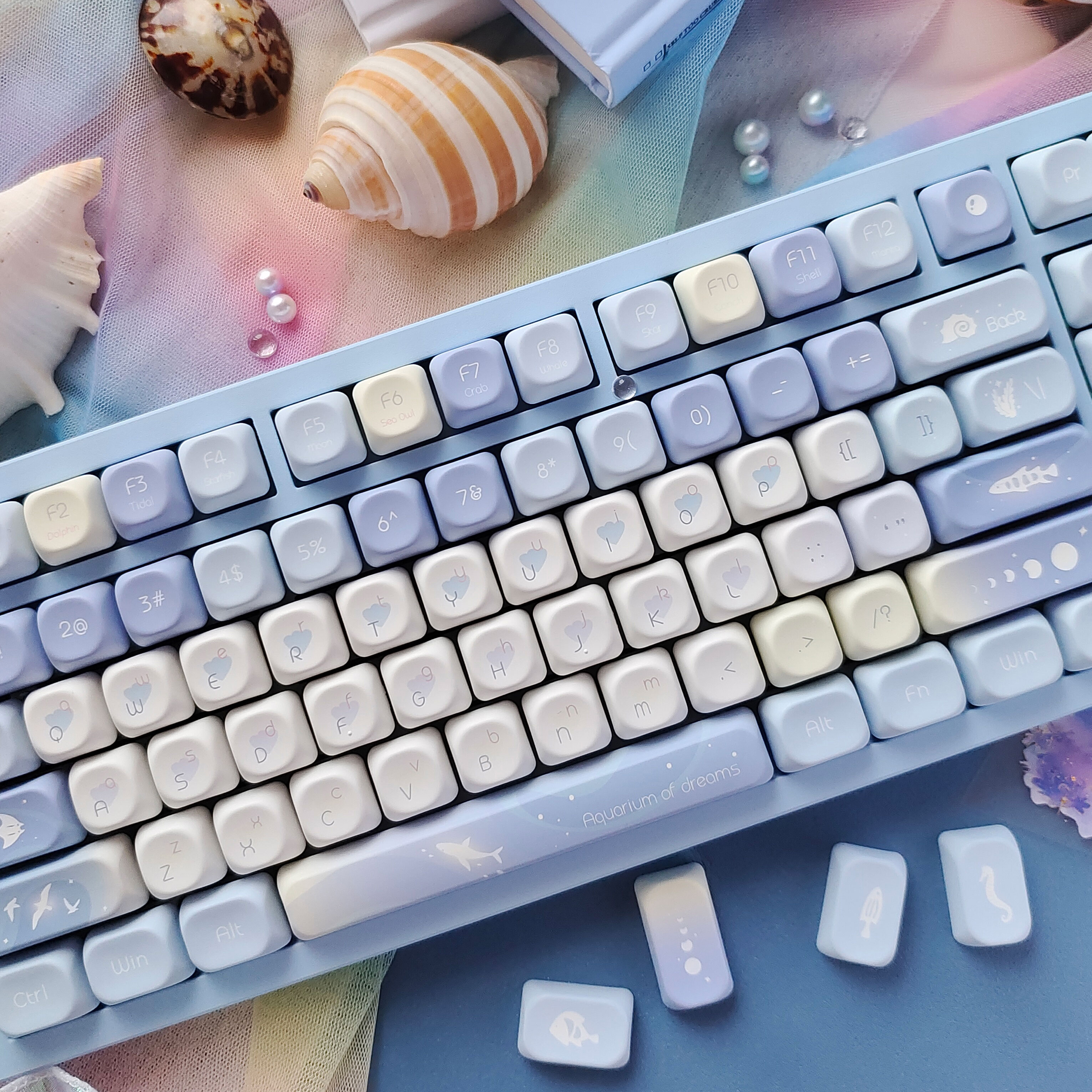 Five Sided Dye Sublimation Key - Keyboard Gaming Blue Switch review and price