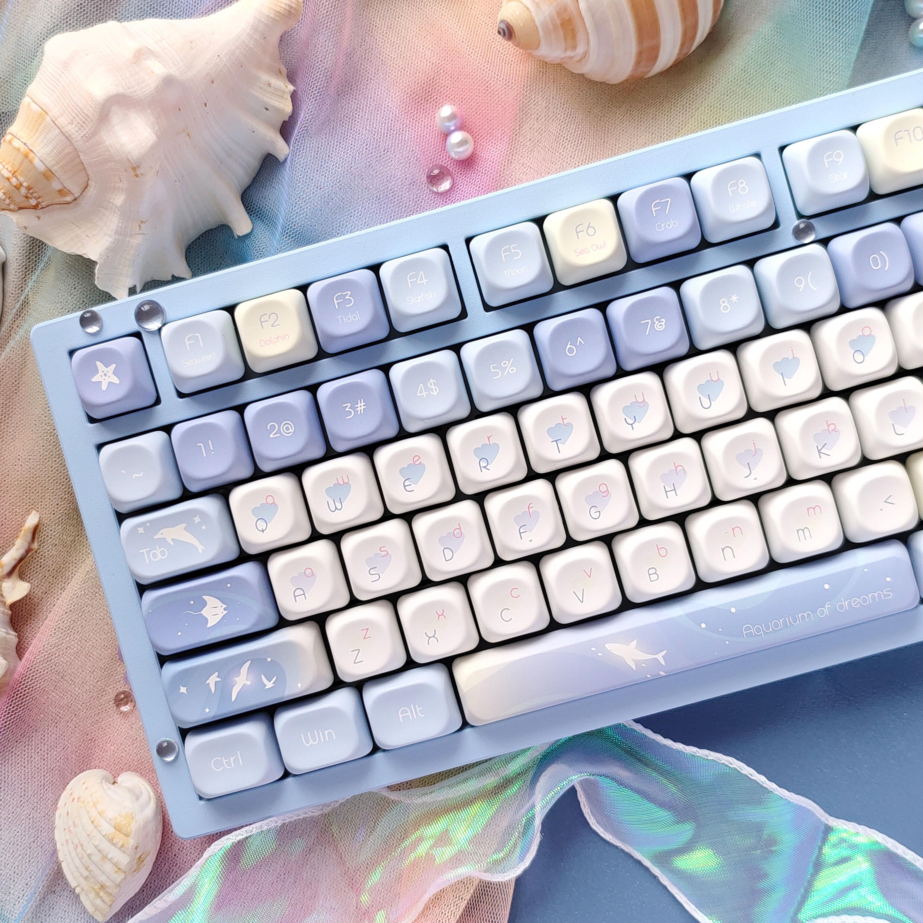 Five Sided Dye Sublimation Key - Keyboard Gaming Blue Switch review and price