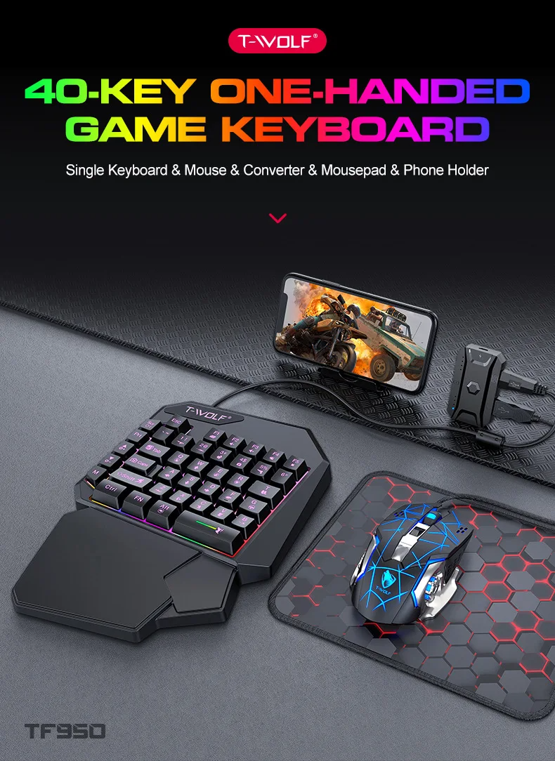 Kit Mobilador Gamer Kit Gaming - Gaming Keyboard And Mouse Converter For Mobile review and price
