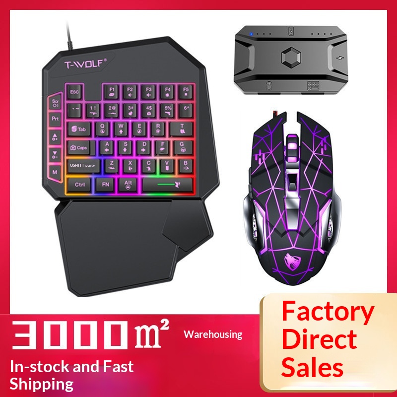 T-Wolf Tf950 5 In 1 One Handed - Keyboard Mouse Bundle Gaming review and price