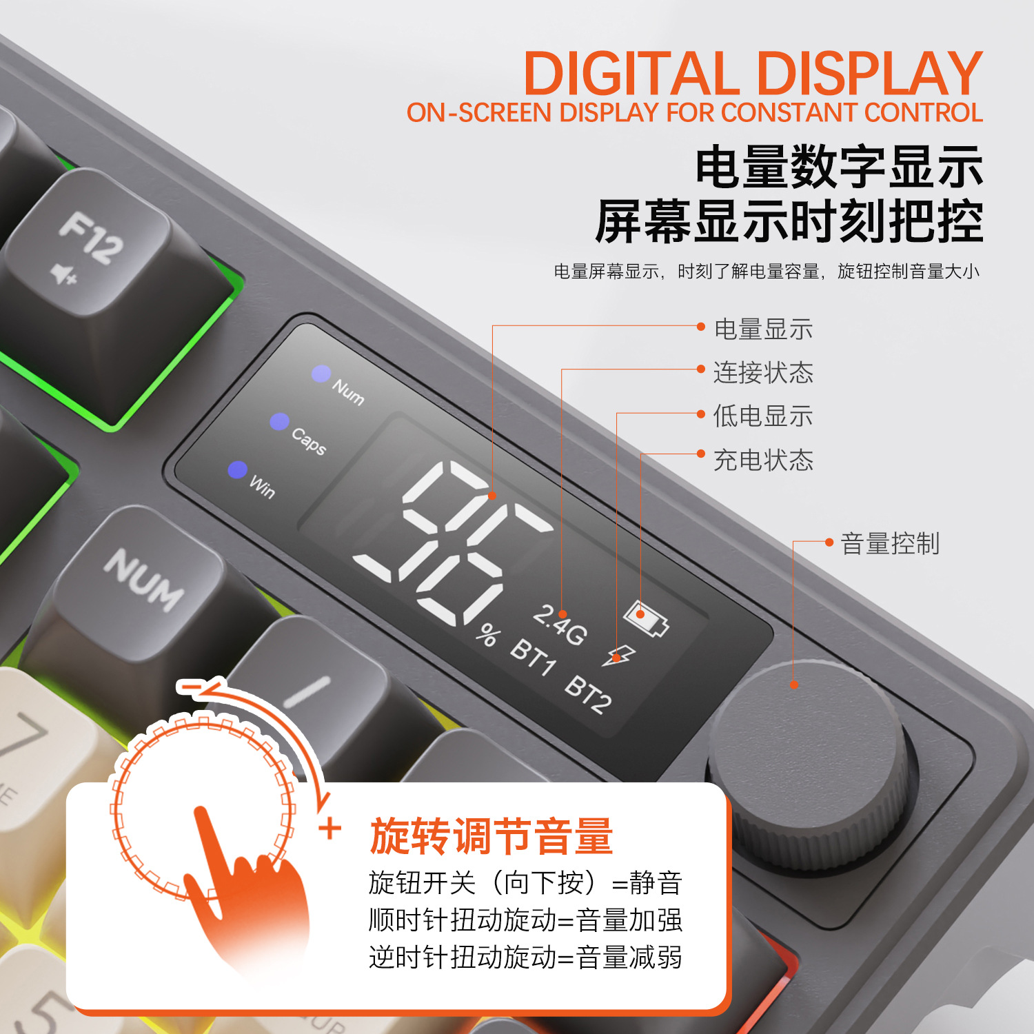 Hot Free Wolf T96 Wireless Dua - Gaming Keyboard Bluetooth review and price