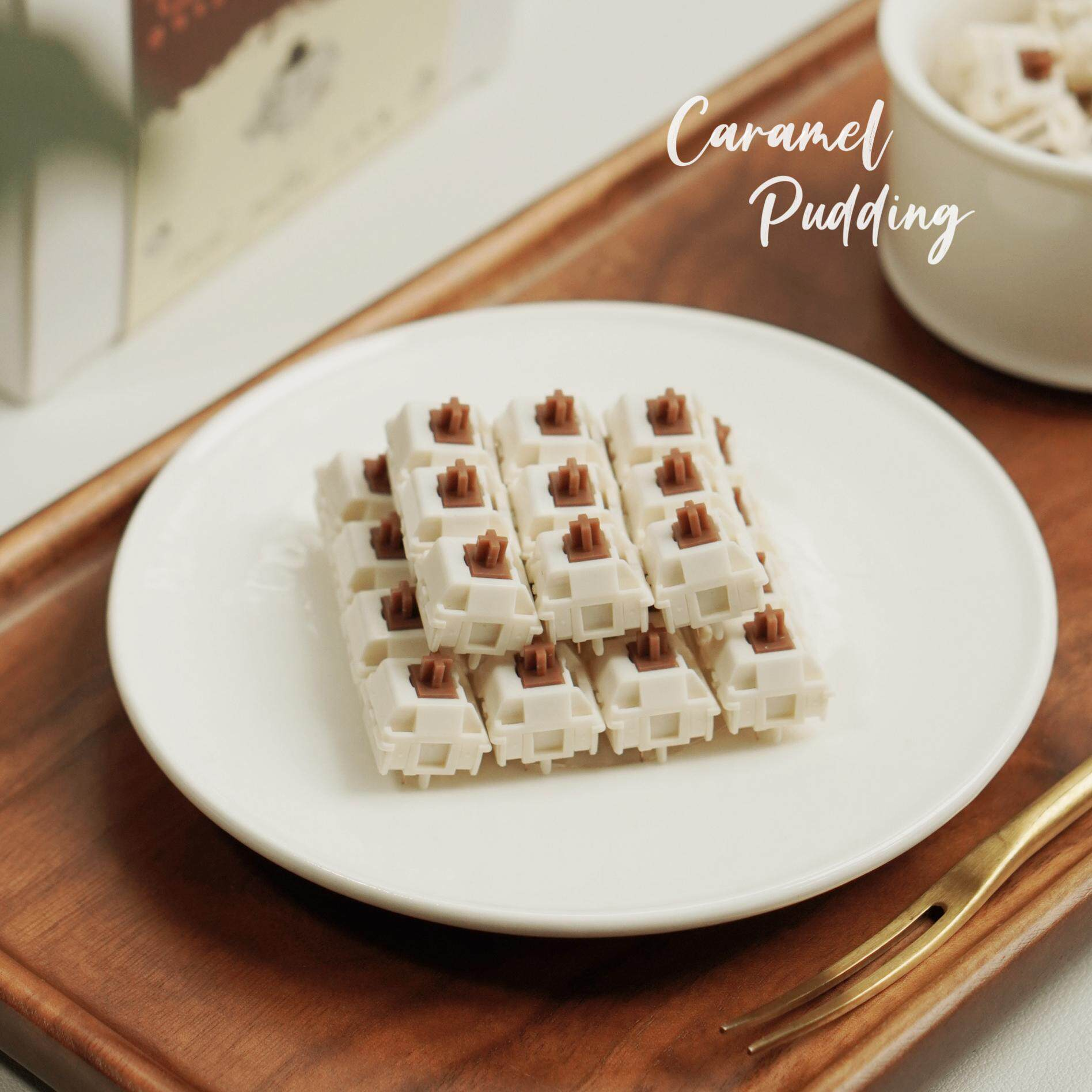 HMX Caramel Pudding V2 Switch  - Gaming Keyboard Thocky review and price