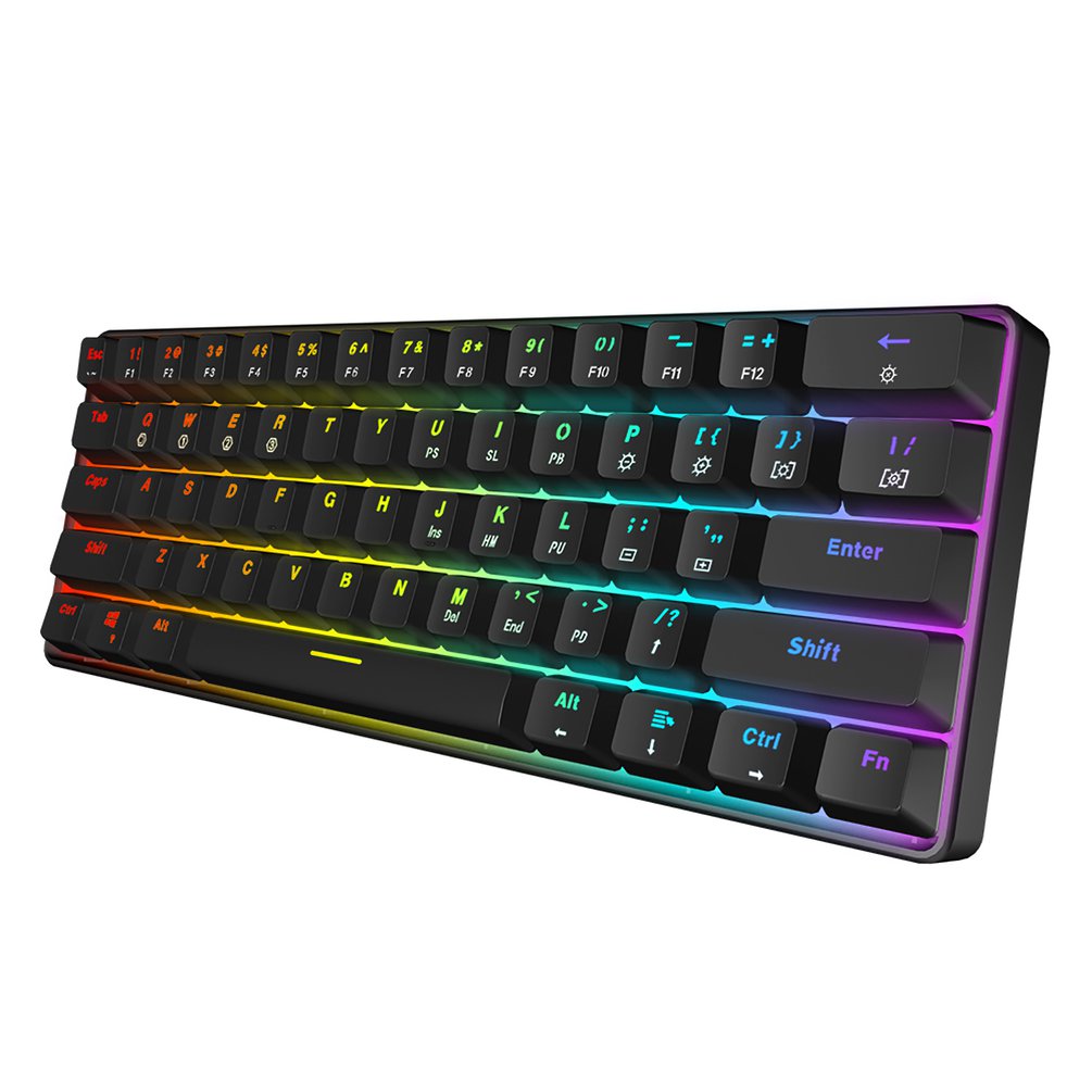 SKYLOONG GK61 Mini Portable 60 - Gaming Keyboard Brand review and price