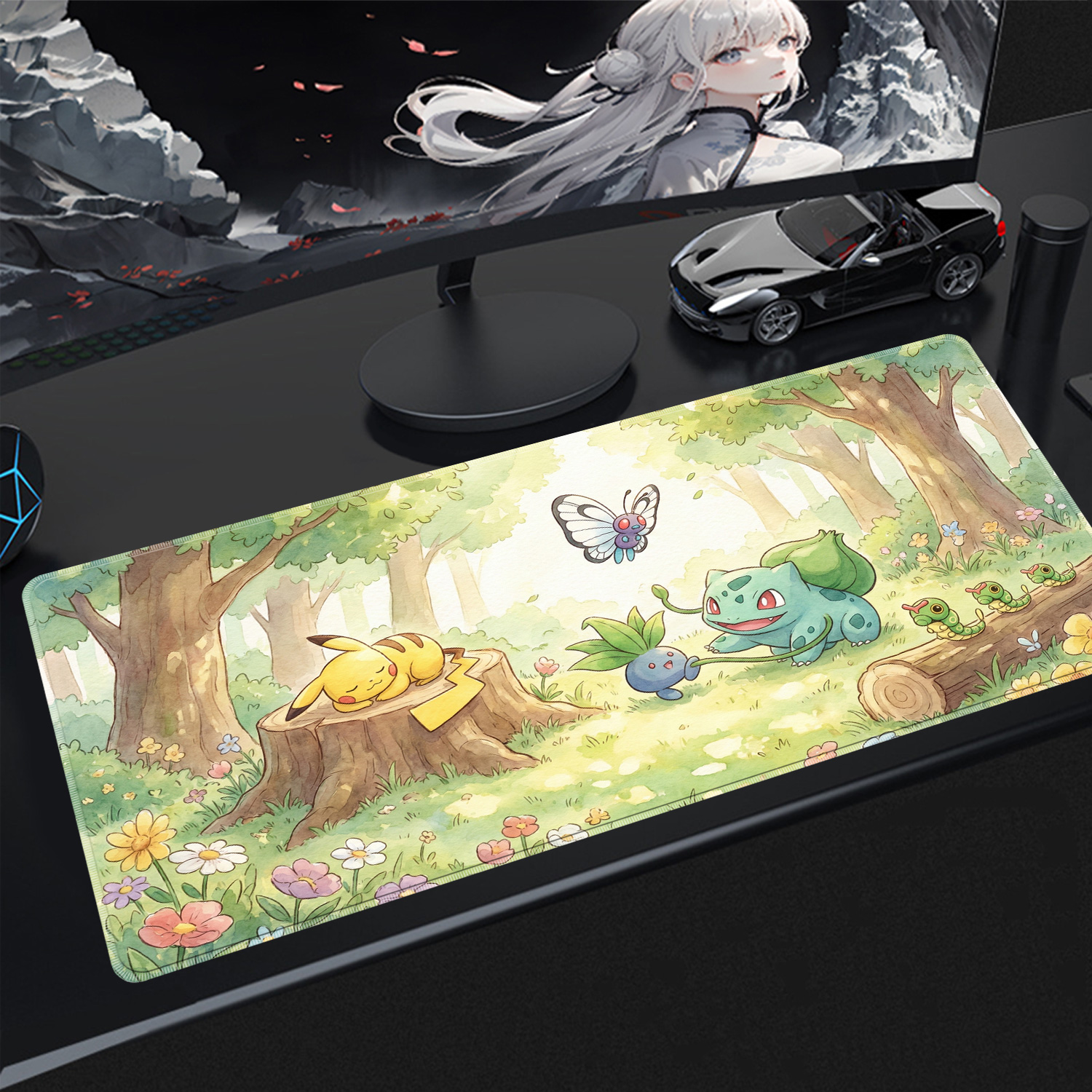 Kawaii Mouse Pad Gaming PC Acc - Gaming Keyboard Brands review and price