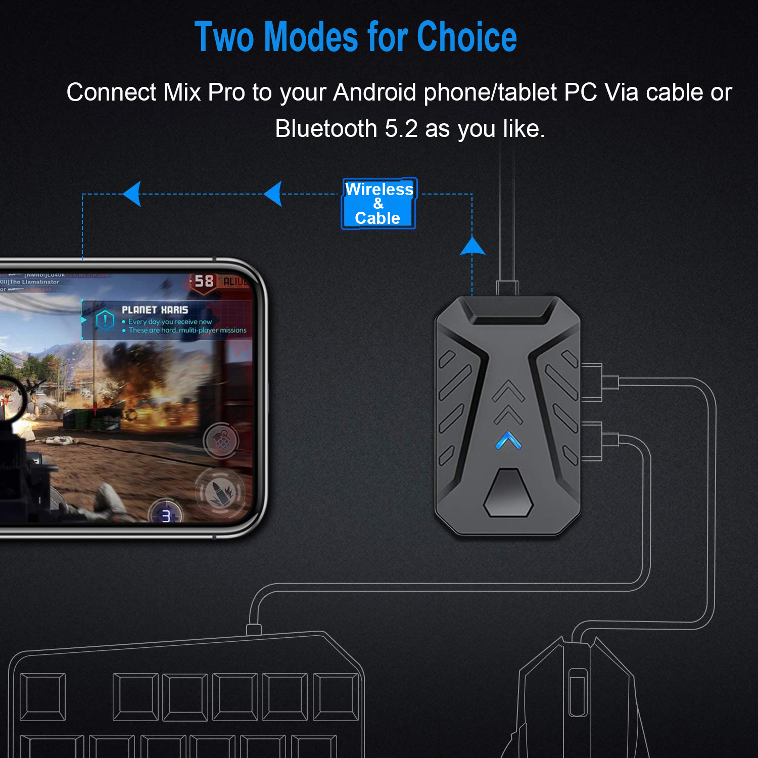 Mobile Games Converter Gaming  - Gaming Keyboard Bluetooth review and price