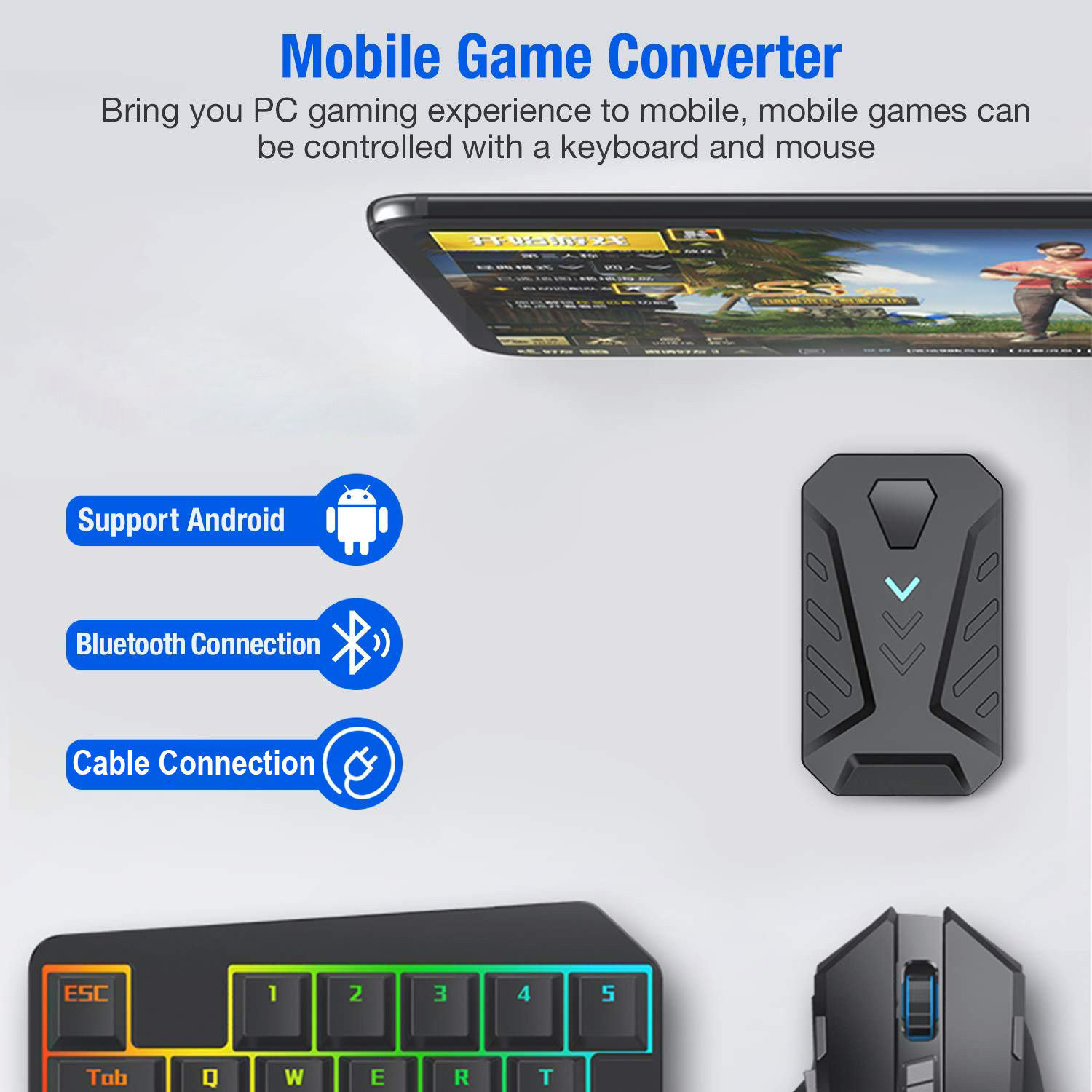 Mobile Games Converter Gaming  - Gaming Keyboard Bluetooth review and price