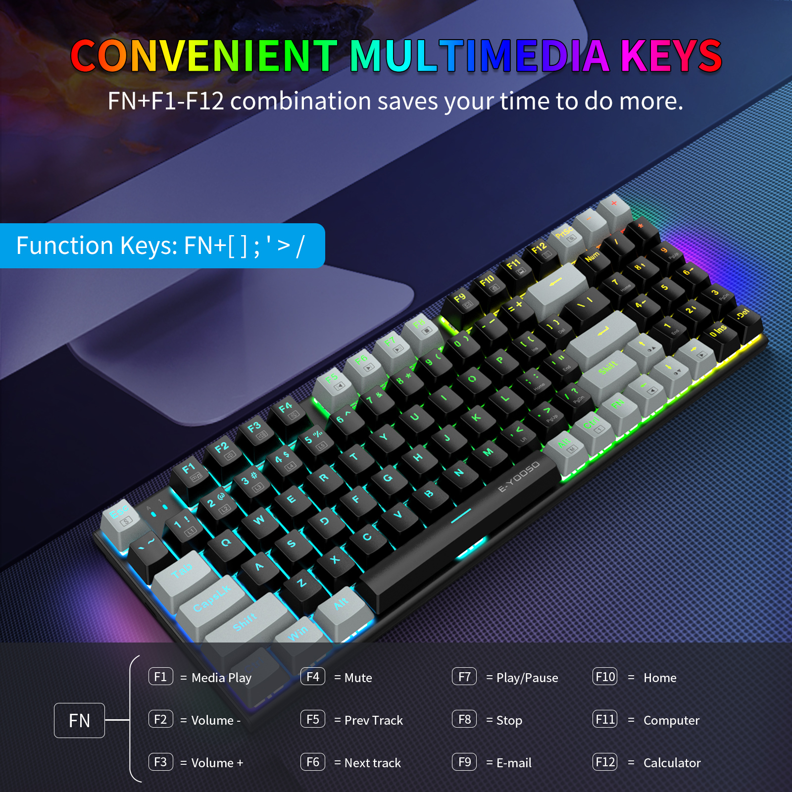 E-YOOSO Z-19 Mechanical Gaming - Gaming Keyboard E Yooso review and price