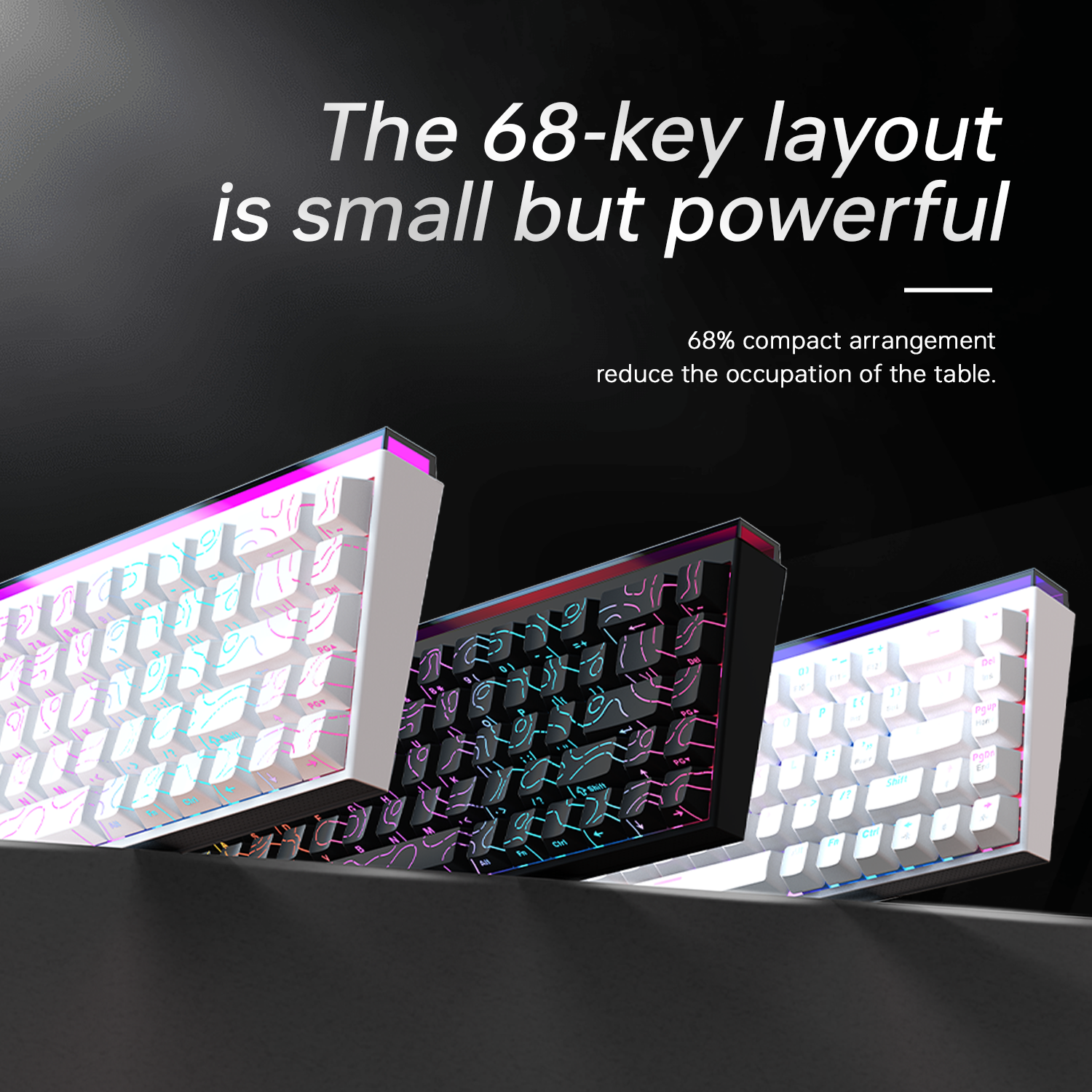 New Ajazz Nacodex Nk68 Mechani - Gaming Keyboard Blue Switches review and price