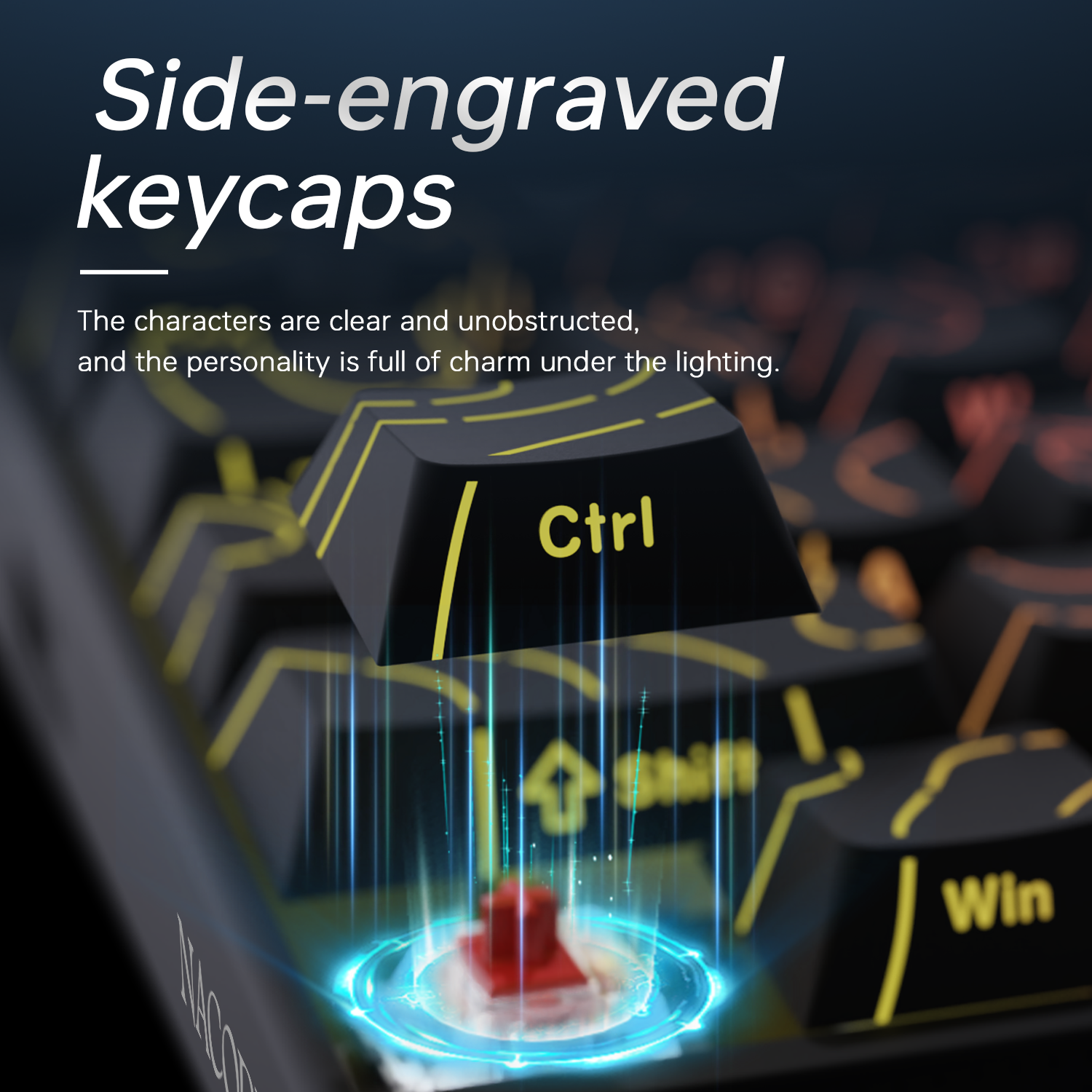 New Ajazz Nacodex Nk68 Mechani - Gaming Keyboard Blue Switches review and price