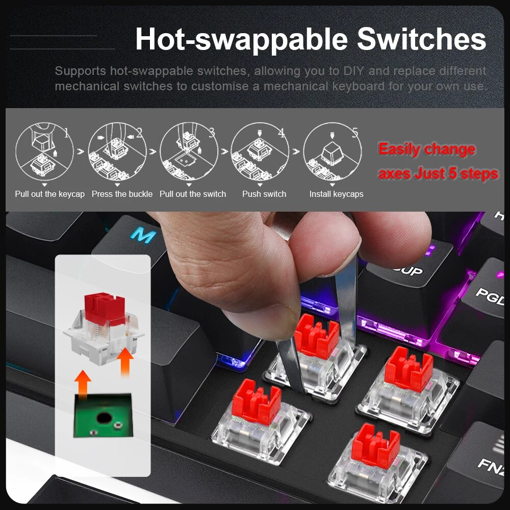 E-YOOSO Z686 RGB USB 60% Mini  - Gaming Keyboard E Yooso review and price