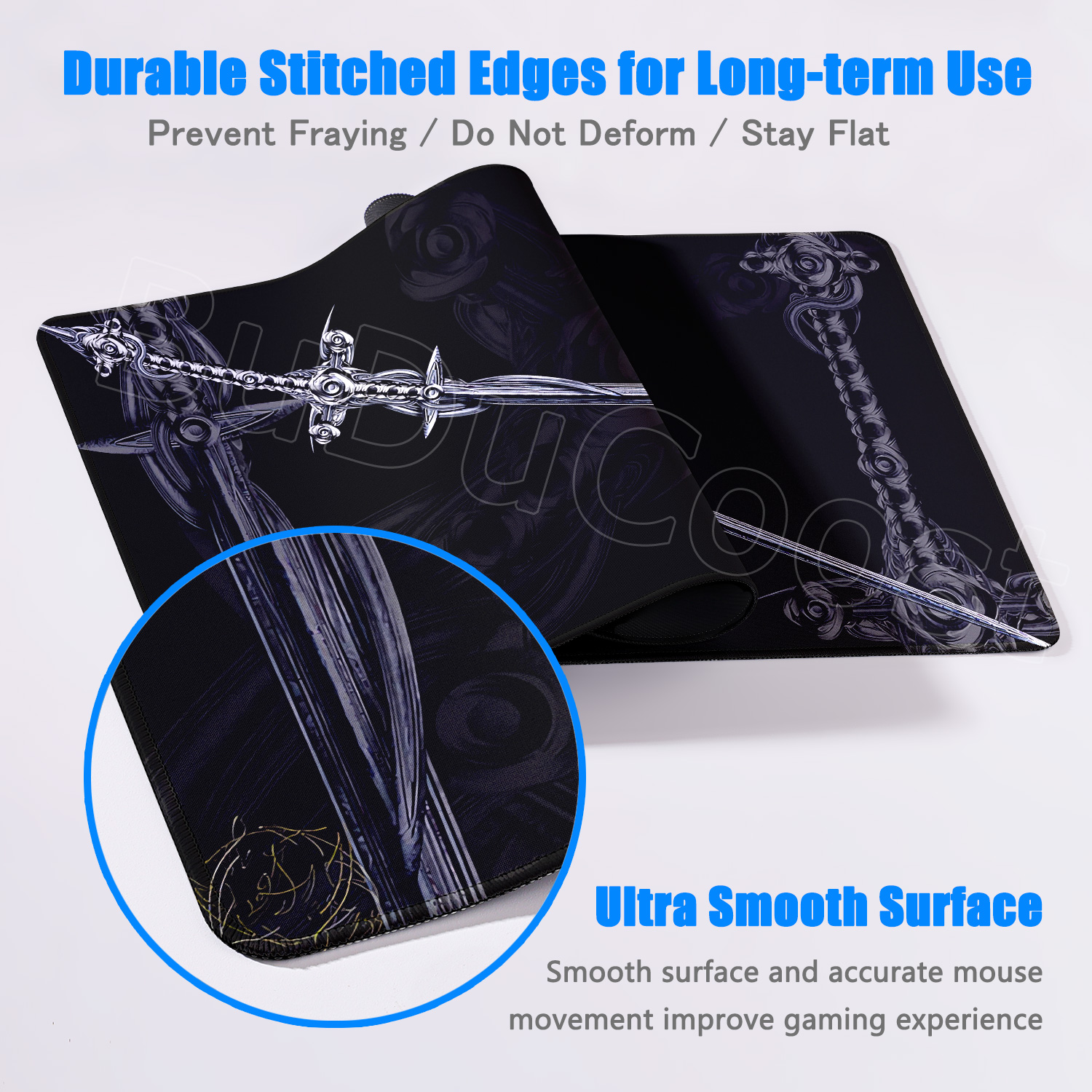 Cool Sword-wielding Girl Desig - Gaming Keyboard Brand review and price
