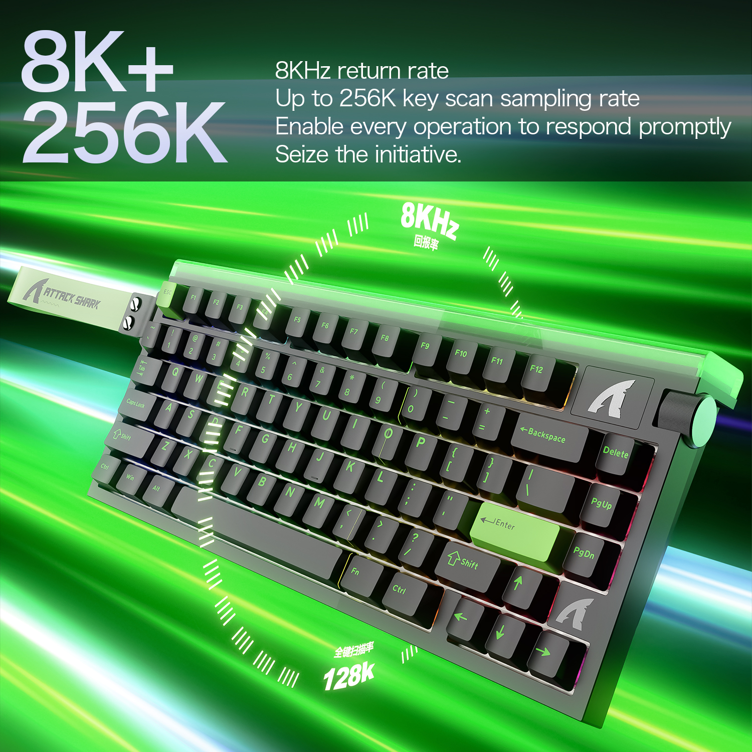 R85 ATTACK SHARK R85HE Magneti - Gaming Keyboard Brand review and price