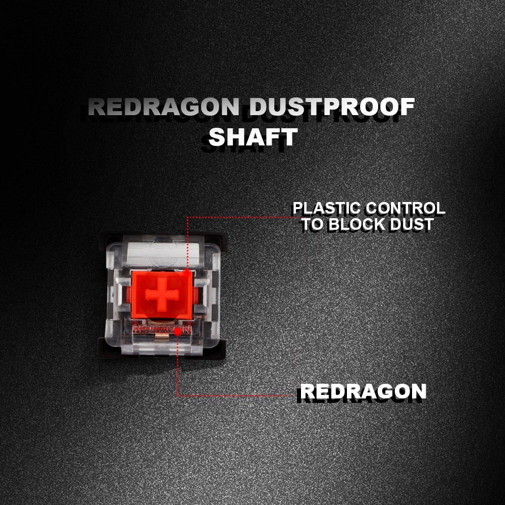 REDRAGON SMD RGB MX switch 3Pi - Keyboard Gaming Blue Switch review and price