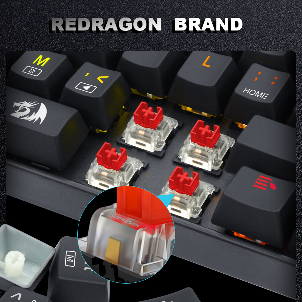 REDRAGON SMD RGB MX switch 3Pi - Keyboard Gaming Blue Switch review and price