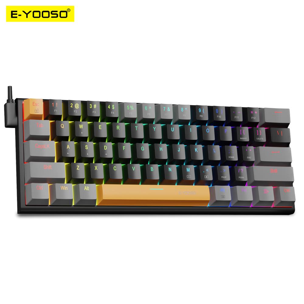 E-YOOSO Z11 RGB USB 60% Mini M - Keyboard Gaming Blue Switch review and price