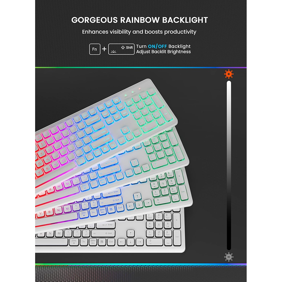 Backlit Wireless Keyboard and  - Gaming Keyboard Bluetooth review and price